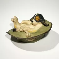 Tricolour Cavalier in a Hat Ornament