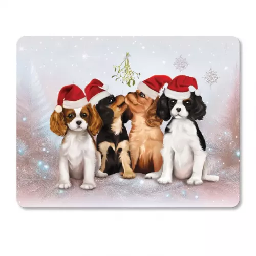 Mistletoe Pups Placemat