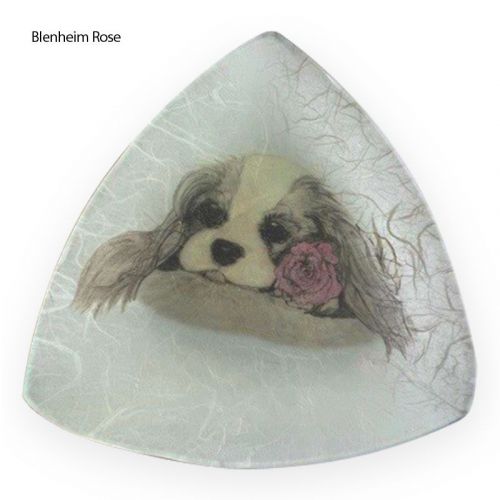 Cavalier Decoupage Trinket Dishes