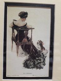 'Do I Intrude?' Vintage Post Card