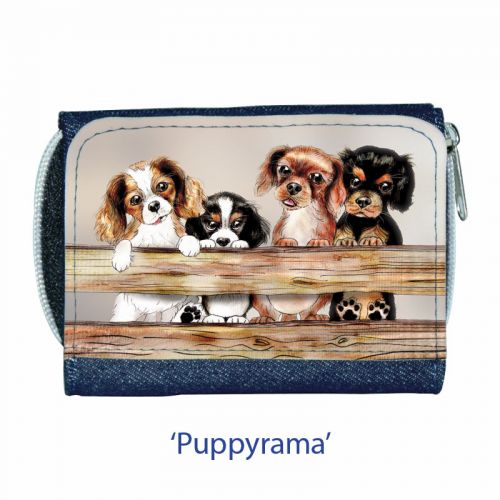 Puppyrama Ladies Denim Cavalier Purse