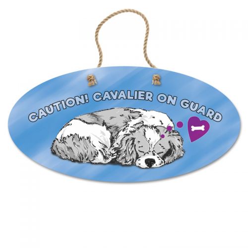 Cavalier on Guard Sign
