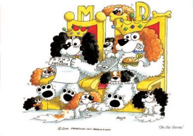 On the Throne Notelet Cards