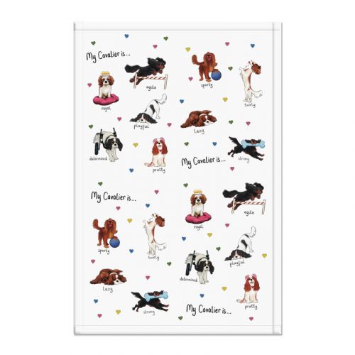Cavalier Characters Tea Towel