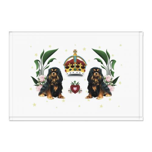 Crown of Hearts Tea Towel