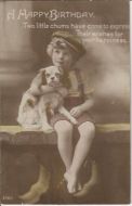 A Happy Birthday 1916 Vintage Postcard