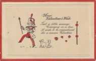 Your Valentine Wish 1916 Vintage Postcard